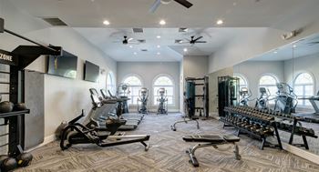 Clubhouse Redesign with Updated Gym at The MilTon Luxury Apartments, Vernon Hills